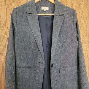 Loft single button blazer